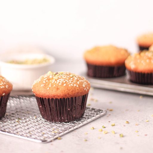 Rose & Cardamom Cupcake